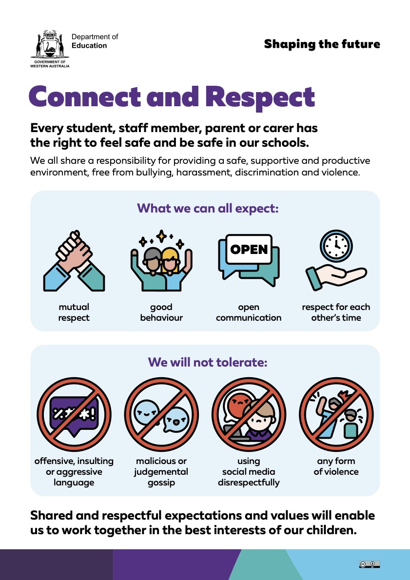 Connect and Respect Poster